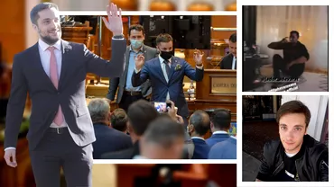 Imagini controversate cu deputatul USR care a venit ametit in Parlament Filip Havarneanu chef cu manele si pahare pline