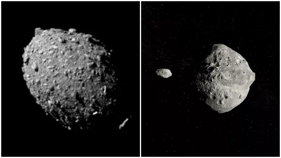 Misiunea NASA de lovire a asteroidului Dimorphos un succes Pamantenii pot dormi linistiti Momentul impactului Video