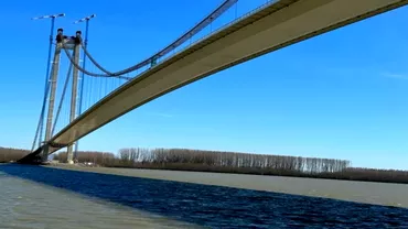 Cand va fi inaugurat podul construit peste Dunare la Braila E al treilea pod suspendat ca dimensiune din Europa