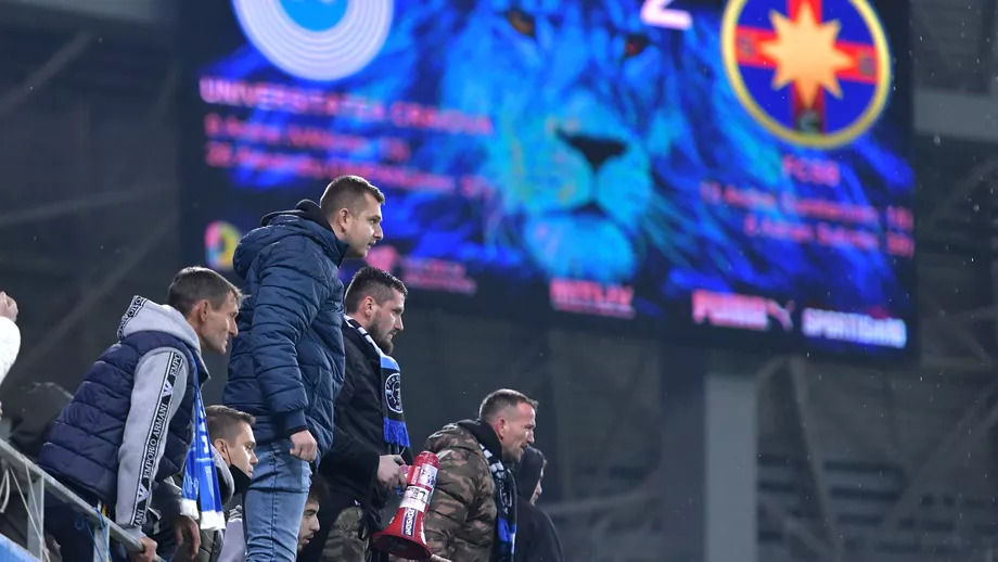 Oltenii au deschis Peluza Sud pentru partida Universitatea Craiova  FCSB Cate bilete sau vandut la derby
