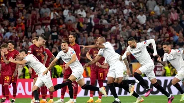 Sevilla  AS Roma 11 41 dld in finala Europa League 2023 Andaluzii castiga la loviturile de departajare al 7lea trofeu si vor juca in grupele Ligii Campionilor Video
