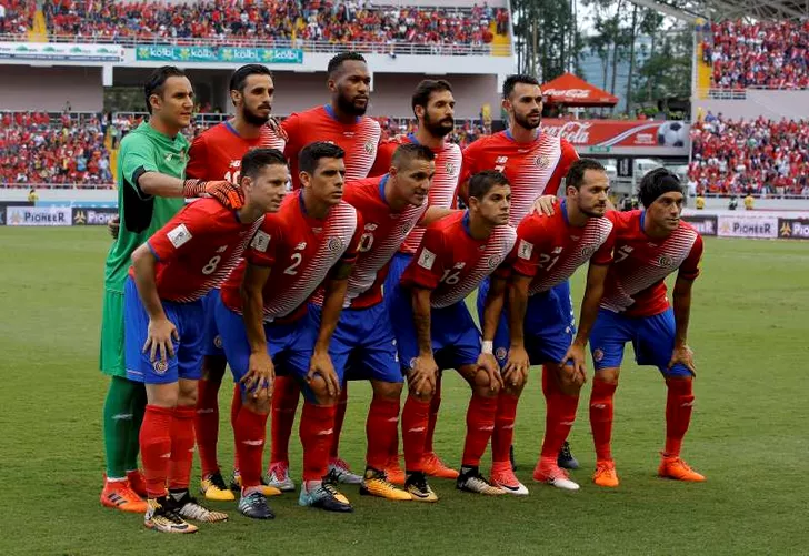 Lotul Costa Rica pentru Campionatul Mondial 2018