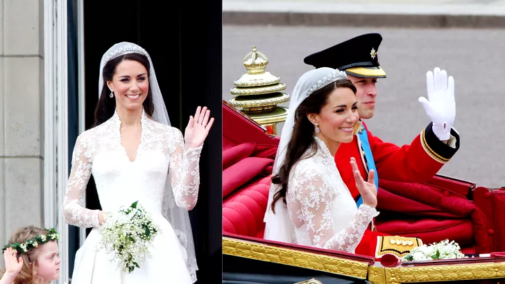 Kate Middletone nuntă Tiara Halo