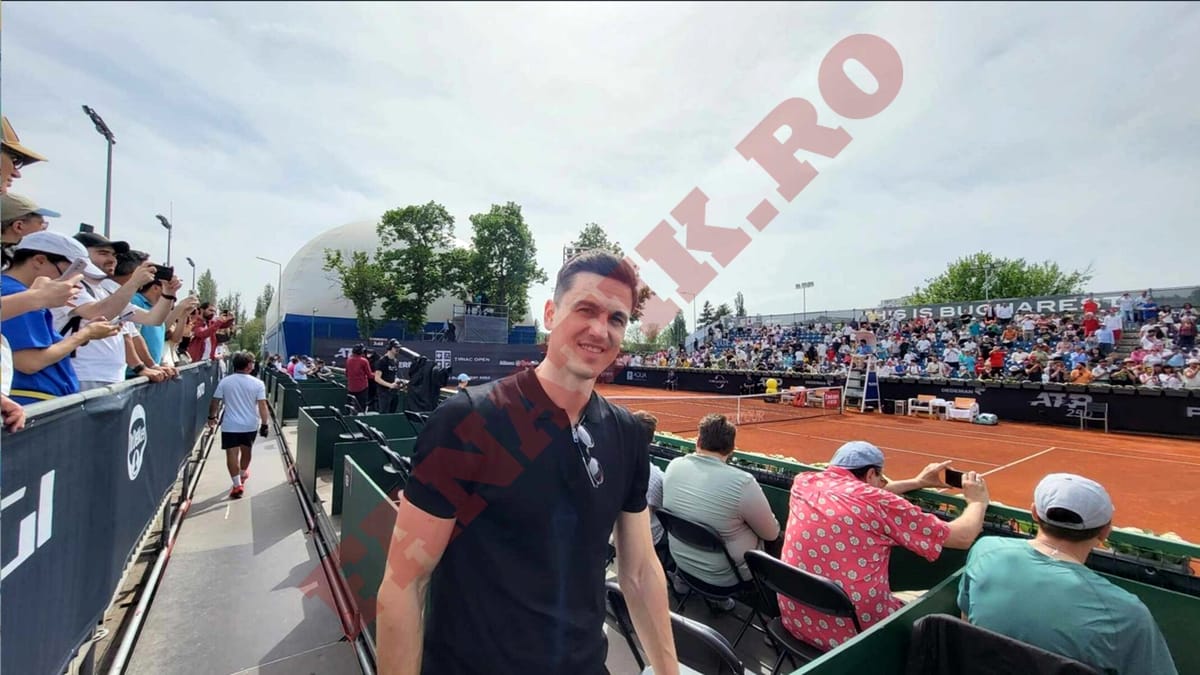 Florin Gardoș și colegii de la FCSB, la turneul de tenis de la București: “E prima oară în viața mea” Exclusiv