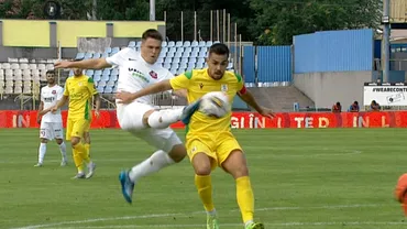 Daniel Paraschiv primul gol al sezonului in SuperLiga Gafa uriasa in FC Hermannstadt  CS Mioveni Video