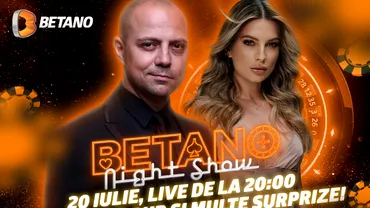 P Nu rata ultimul episod Betano Night Show din acest sezon Distreazate alaturi de Dan Badea si de Ana Baniciu si castiga 5 Jetoane de Aur