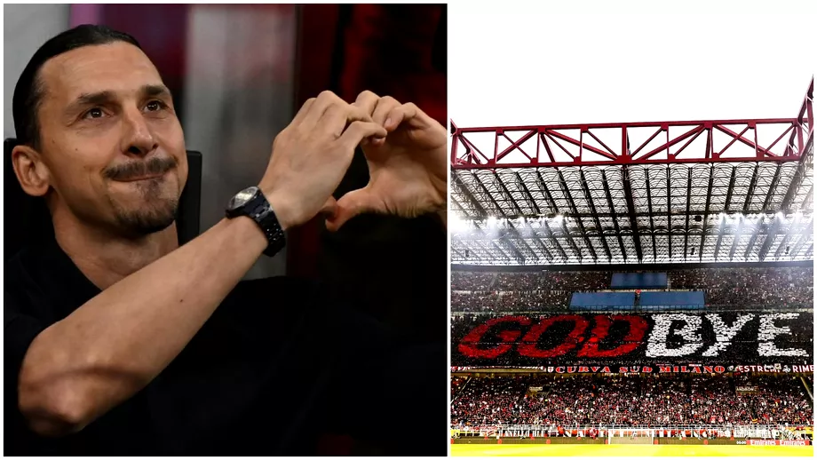 Zlatan Ibrahimovic sa retras din activitate la 41 de ani Atacantul lui AC Milan sia luat adio cu lacrimi in ochi de la fotbal Video