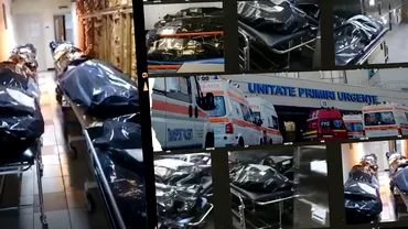 Video exclusiv Zeci de morti de COVID19 insirati pe holurile de la morga Spitalului Universitar Imagini cu puternic impact emotional