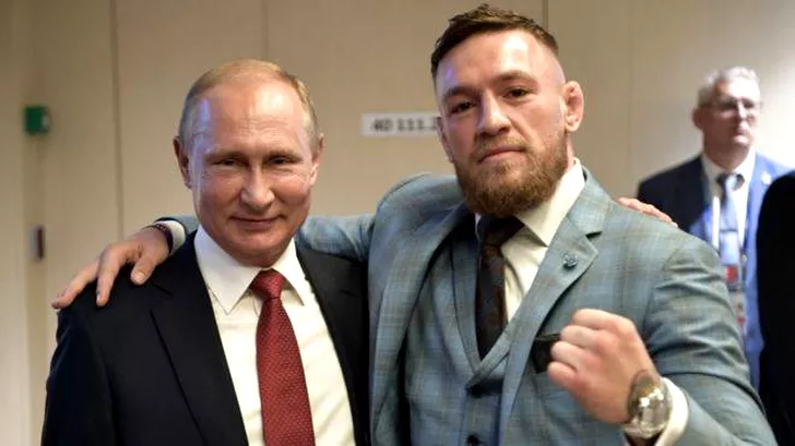 Vladimir Putin s-a pozat în trecut cu irlandezul Conor McGregor