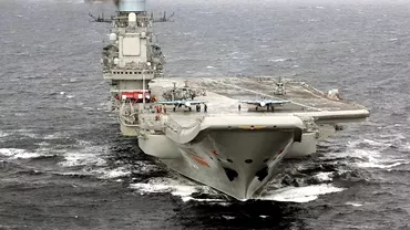 Singurul portavion al Rusiei a luat foc Nava amiral se afla in port pentru reparatii