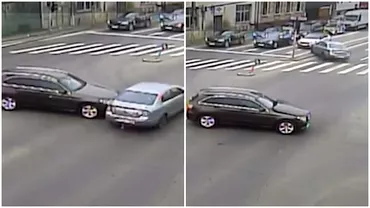 Video Carambol cu 5 masini in Timisoara Momentul coliziunii a fost filmat