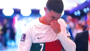 Cristiano Ronaldo a parasit terenul in lacrimi dupa eliminarea Portugaliei Starul lusitan a plans in hohote dupa fluierul final la ultimul sau meci de la Mondial Video