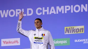 David Popovici primire de gala la revenirea in tara Cand se intoarce in Romania marele campion de la Budapesta