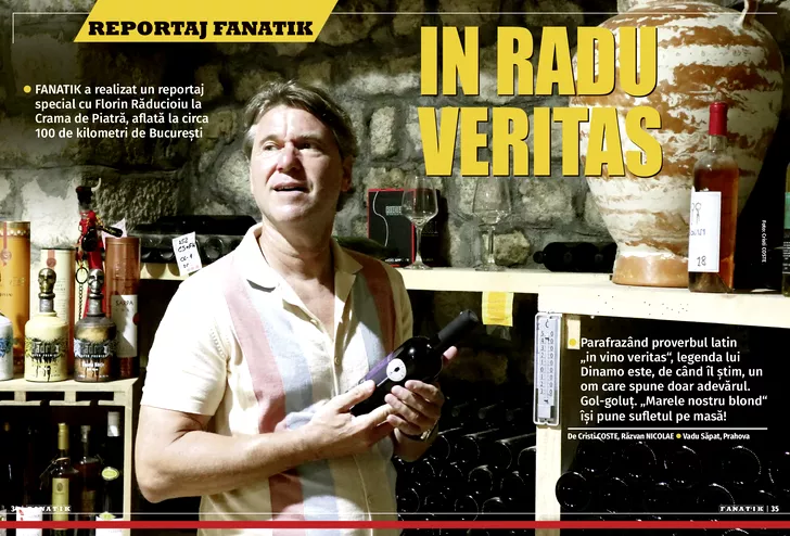 Revista Fanatik pe iulie: Florin Răducioiu