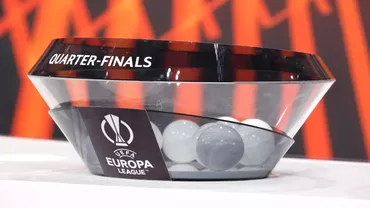 Europa League  Conference League tragerea la sorti pentru sferturi si semifinale Manchester United  Sevilla si Juventus  Sporting sunt cele mai tari dueluri