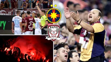Suporterii Rapidului aprind meciul cu FCSB Derbyurile noastre sunt cu echipele de traditie nu cu clonele comuniste Dinamo si Steaua