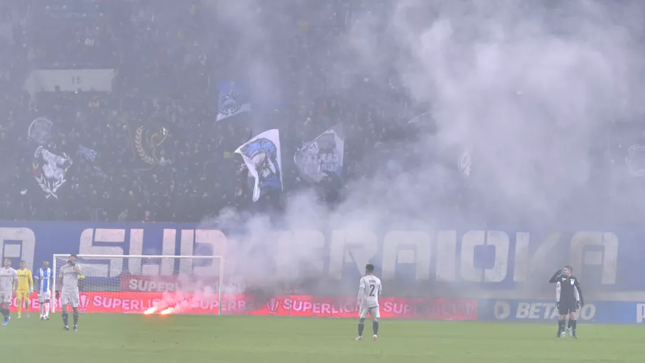 Atmosfera incendiara la primul meci castigat de FC U Craiova 1948 in fata rivalei Universitatea Cum sa trait marele derby Foto