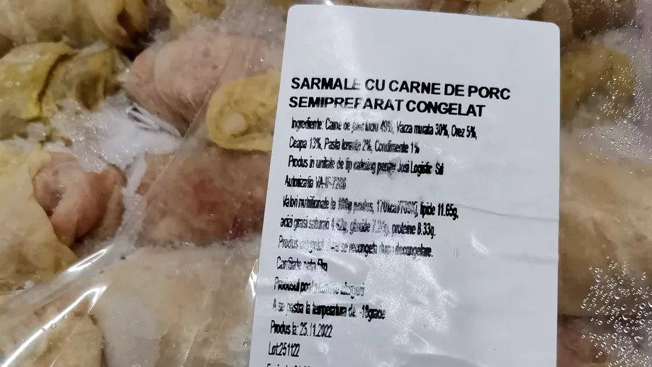 Pericol intrun supermarket din Satu Mare Peste 100 de kilograme de sarmale stricate gasite de Protectia Consumatorului