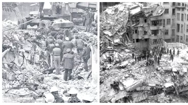 Imagini horror dupa cutremurul din 1977 Cum arata Bucurestiul