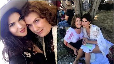 Monica Barladeanu a mostenit frumusetea de la mama sa Imaginea care ia surprins pe fani