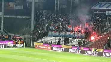 Mesajul fanilor de la Peluza Nord la CFR Cluj  FCSB Un singur scop Incidente inainte de fluierul de start Video