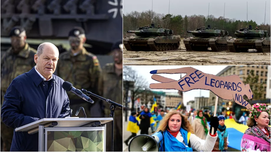 Germania a acceptat in sfarsit sa trimita tancurile Leopard 2 in Ucraina De ce a ezitat Berlinul atata vreme