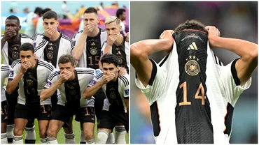 Specialisti in proteste repetenti la fotbal Germania a inceput in tacere meciul cu Japonia si la terminat amutita