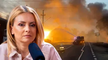 Simona Gherghe veste socanta dupa exploziile de la Crevedia A luat foc
