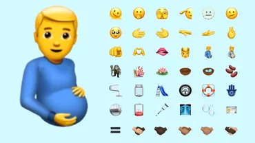In curand vei putea folosi emojiul cu un barbat insarcinat Ce alte figurine sugestive iti aduce Apple pe iPhone