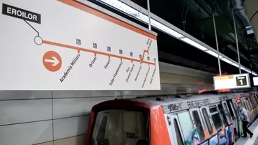 Un nou incident grav la metrou in Capitala O femeie sa aruncat in fata trenului la statia 1 Decembrie