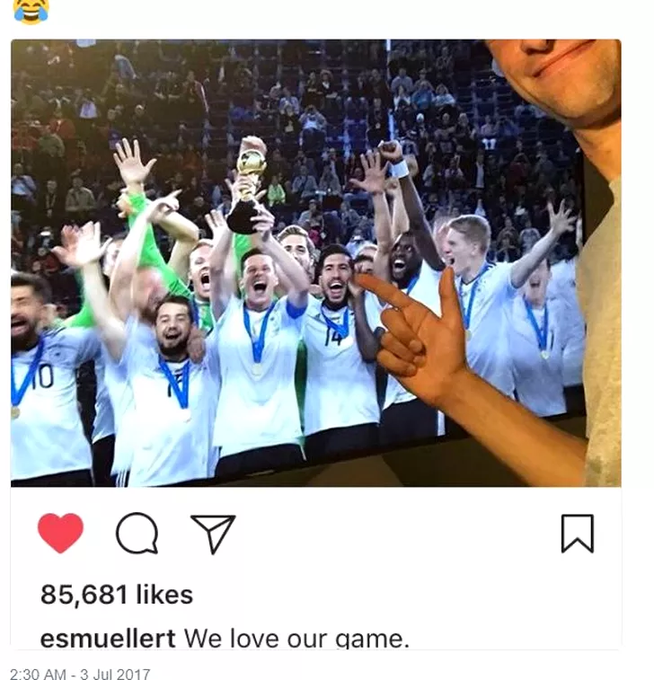 Arturo Vidal, raspuns furios pe Instagramul lui Thomas Muller (1)