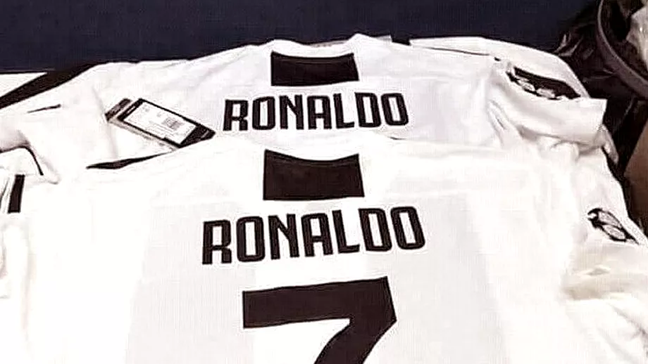 Au aparut primele tricouri ale lui Juventus inscriptionate cu numele lui Ronaldo