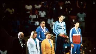 Vasile Andrei portdrapelul Romaniei la JO din 1980 si 1988 A castigat titlul olimpic la Los Angeles