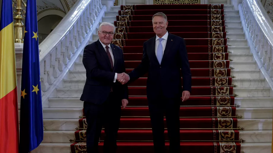 Presedintele Germaniei vizita oficiala in Romania Iohannis Presiunea asupra Rusiei trebuie sa se intensifice FrankWalter Steinmeier Vom ramane alaturi de Ucraina Update