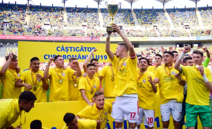 Geani Creţu a debutat la Dinamo după ce a câştigat Cupa României U19 în faţa lui FCSB în sezonul trecut