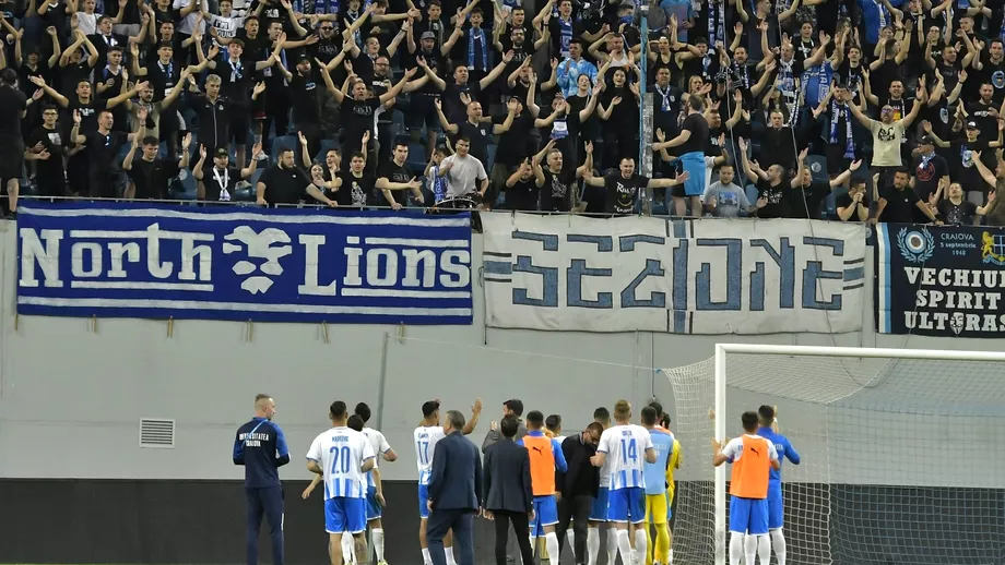 Universitatea Craiova sustinere importanta in deplasarea din Albania in Conference League Cati fani din Peluza Nord vor fi prezenti la partida cu Vllaznia