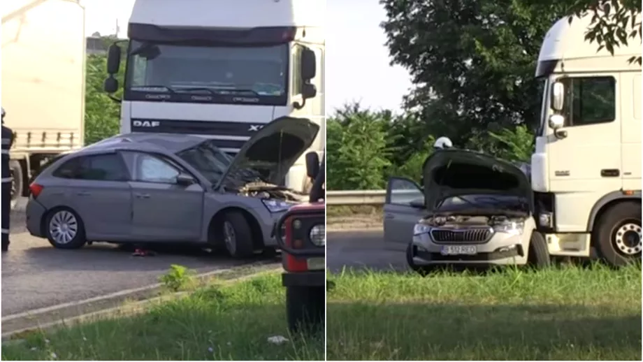 O femeie si un copil din Romania morti intrun accident produs la Ruse Masina lor zdrobita de un TIR