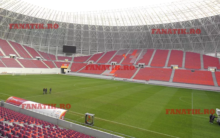 Interior noul stadion Dinamo