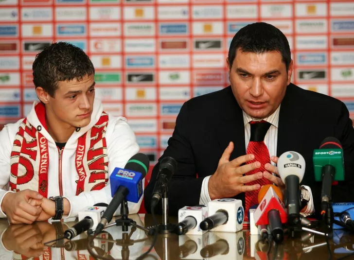 Gabi Torje şi Cristi Borcea, în 2008, când a fost transferat de la Poli Timişoara