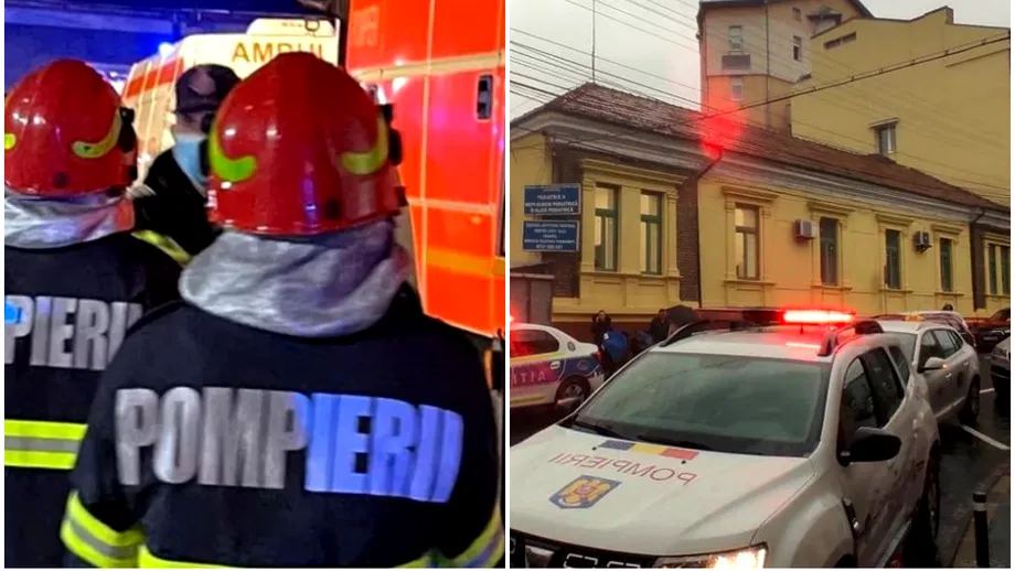 Incendiu la Spitalul de Copii din Cluj Napoca A fost activat Planul Rosu de Interventie
