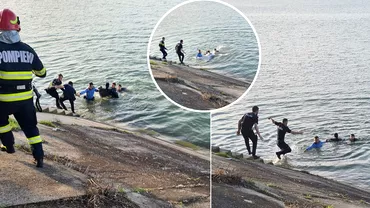 Doi politisti eroi au salvat de la moarte o femeie in Sambata Pastelui Femeia sa aruncat in Lacul Morii