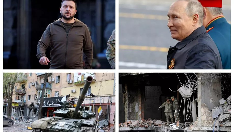 Razboi in Ucraina ziua 77 Zelesnki Razboiul cu Rusia se va incheia cand ne vom recapata teritoriile inclusiv Crimeea Ce plan a anuntat Vladimir Putin