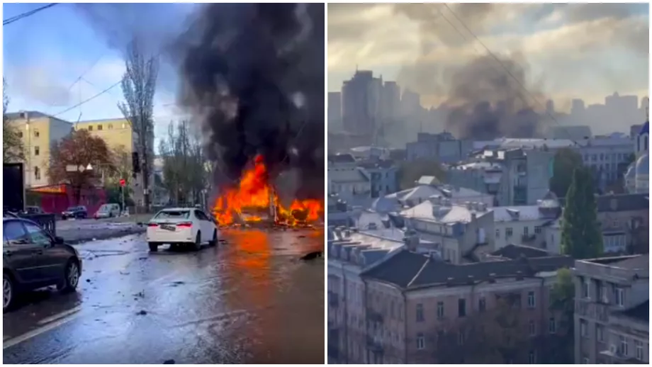 Ambasada Romaniei la Kiev la un pas de tragedie O racheta ruseasca a lovit la doar cateva sute de metri Reactie imediata a sefului MAE