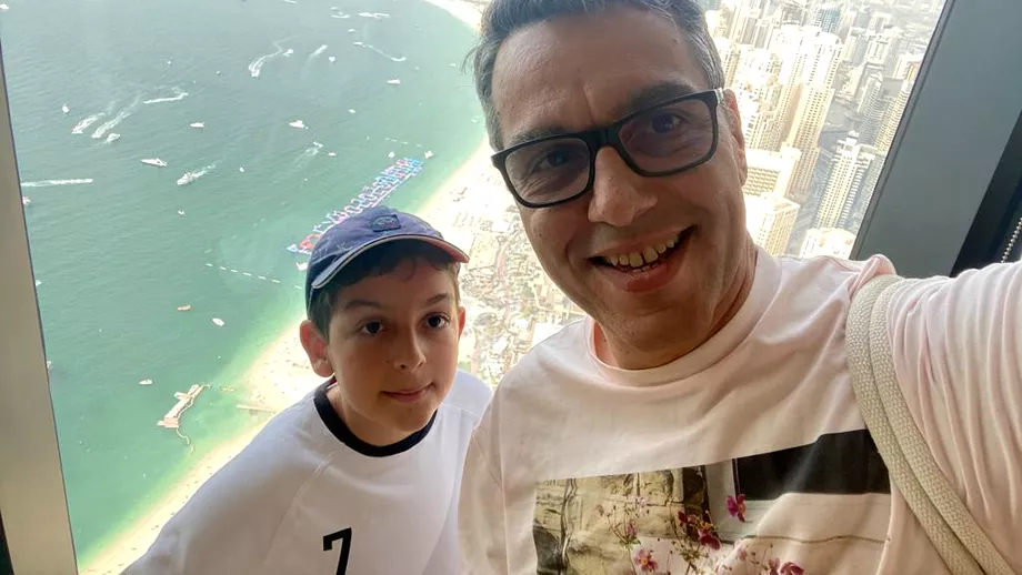 Cristi Brancu vacanta de poveste in Dubai cu familia E cel mai spectaculos hotel cu o piscina la etajul 77