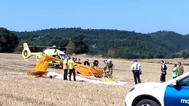 Doua avioane sau ciocnit in aer in Spania Patru persoane au murit in urma impactului