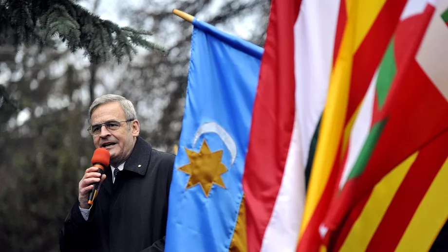 Romania condamnata la CEDO in cazul Laszlo Tokes Politicianul fusese sanctionat dupaarborarea steagului Tinutului Secuiesc