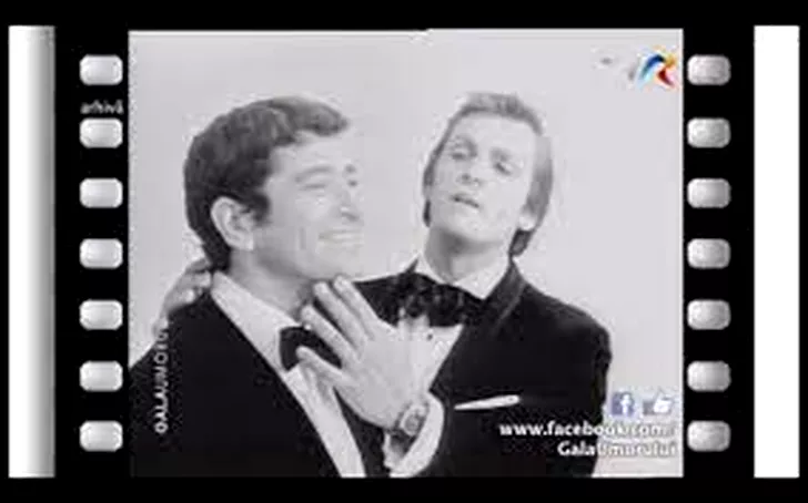 Ion Dichiseanu și Florin Piersic, în emisiunea „Gala Umorului Românsc” (sursa arhivă personală Florin Piersic)