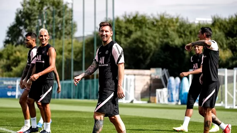 Lionel Messi a socat la primul antrenament la PSG Ce a facut argentinianul Video