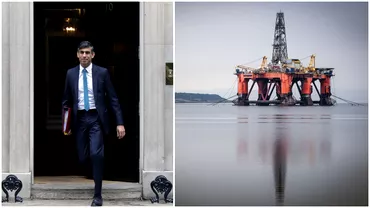 Lupta Londrei impotriva incalzirii globale Premierul Sunak anunta 100 de noi exploatari de petrol si gaze naturale
