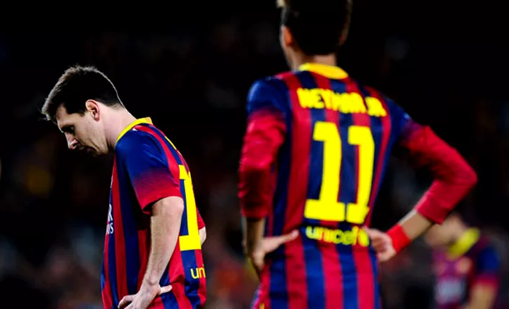 Lionel-Messi-and-Neymar-looking-sad-after-losing-La-Liga-title-season-20132014